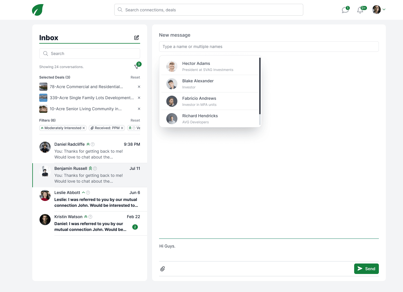 Elmbase - Real Estate Investment Network - screen 3