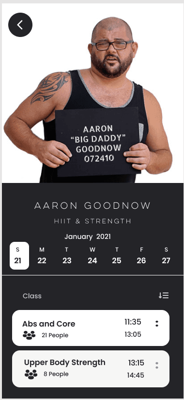 Confidential - Fitness Tracking Mobile App - screen 2